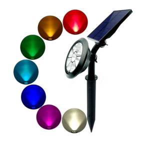 Focos solares impermeables LED